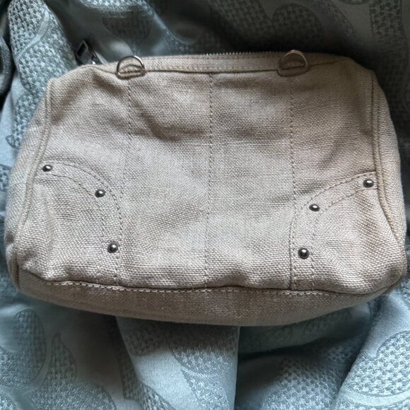 Prada Studded Canapa  Pouch - Picture 3 of 15